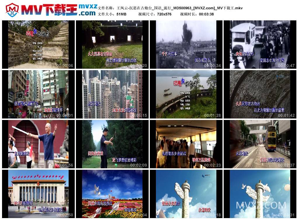 王凤云-沉思在古炮台_国语_流行_MD500963